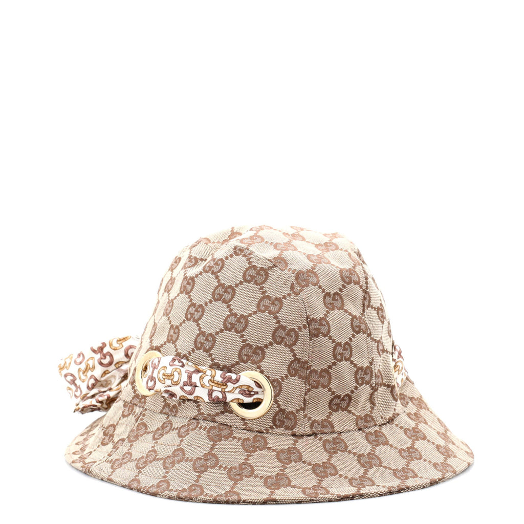 Scarf Wrap Bucket Hat GG Canvas