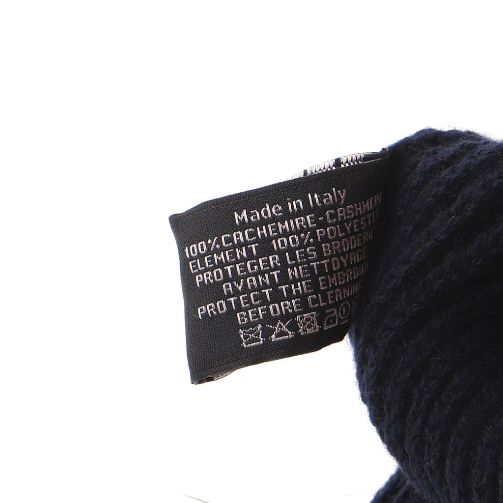 Logo Beanie Cashmere with Sequins