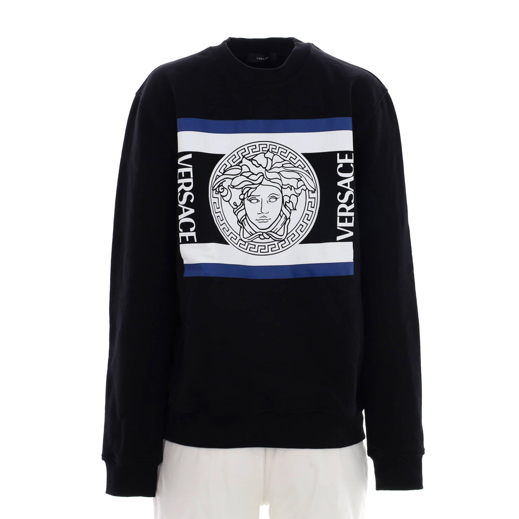 Men's Logo Crewneck Sweater Cotton
