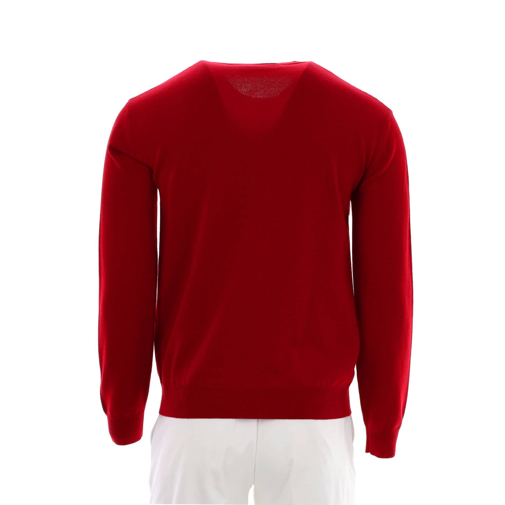 Men's Logo Intarsia Sweater Wool