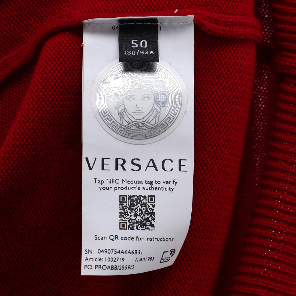 Men's Logo Intarsia Sweater Wool