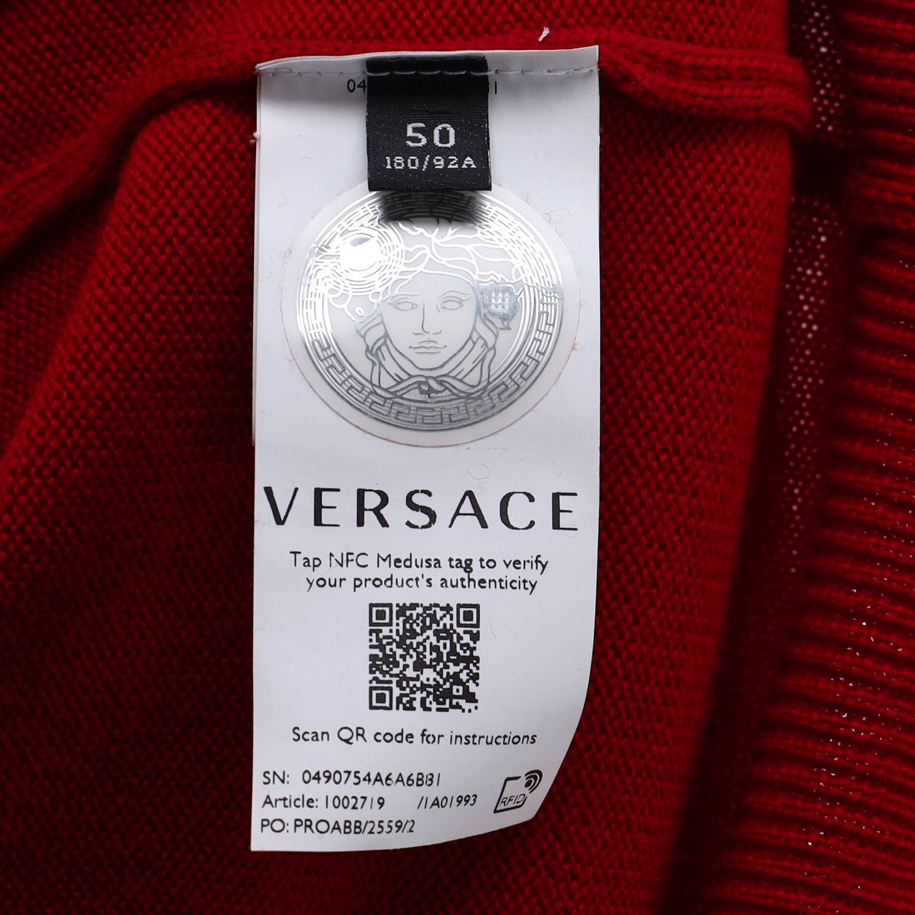 Men's Logo Intarsia Sweater Wool