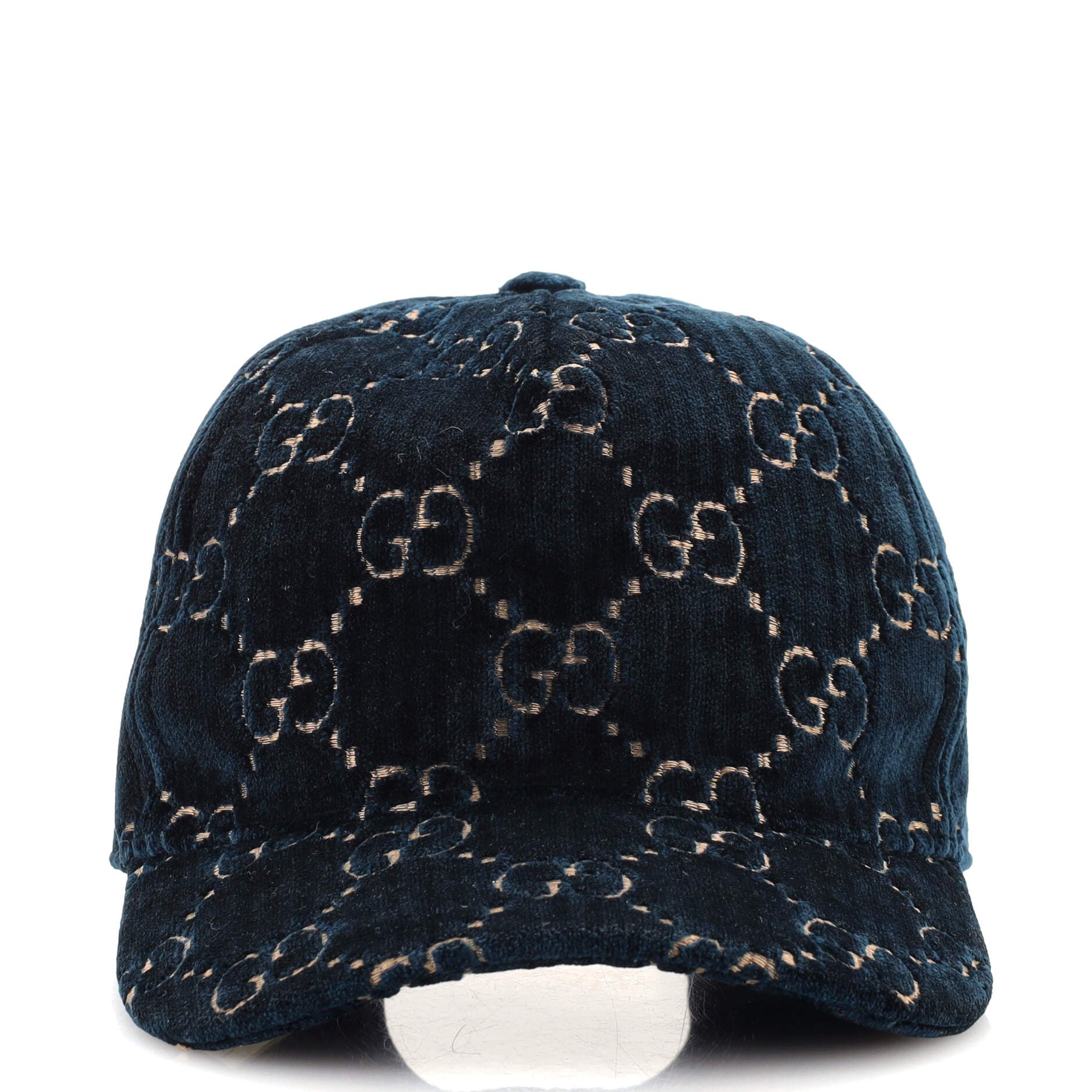 Baseball Cap GG Velvet Large