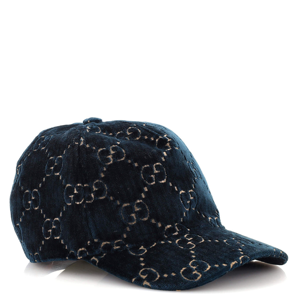 Baseball Cap GG Velvet Large