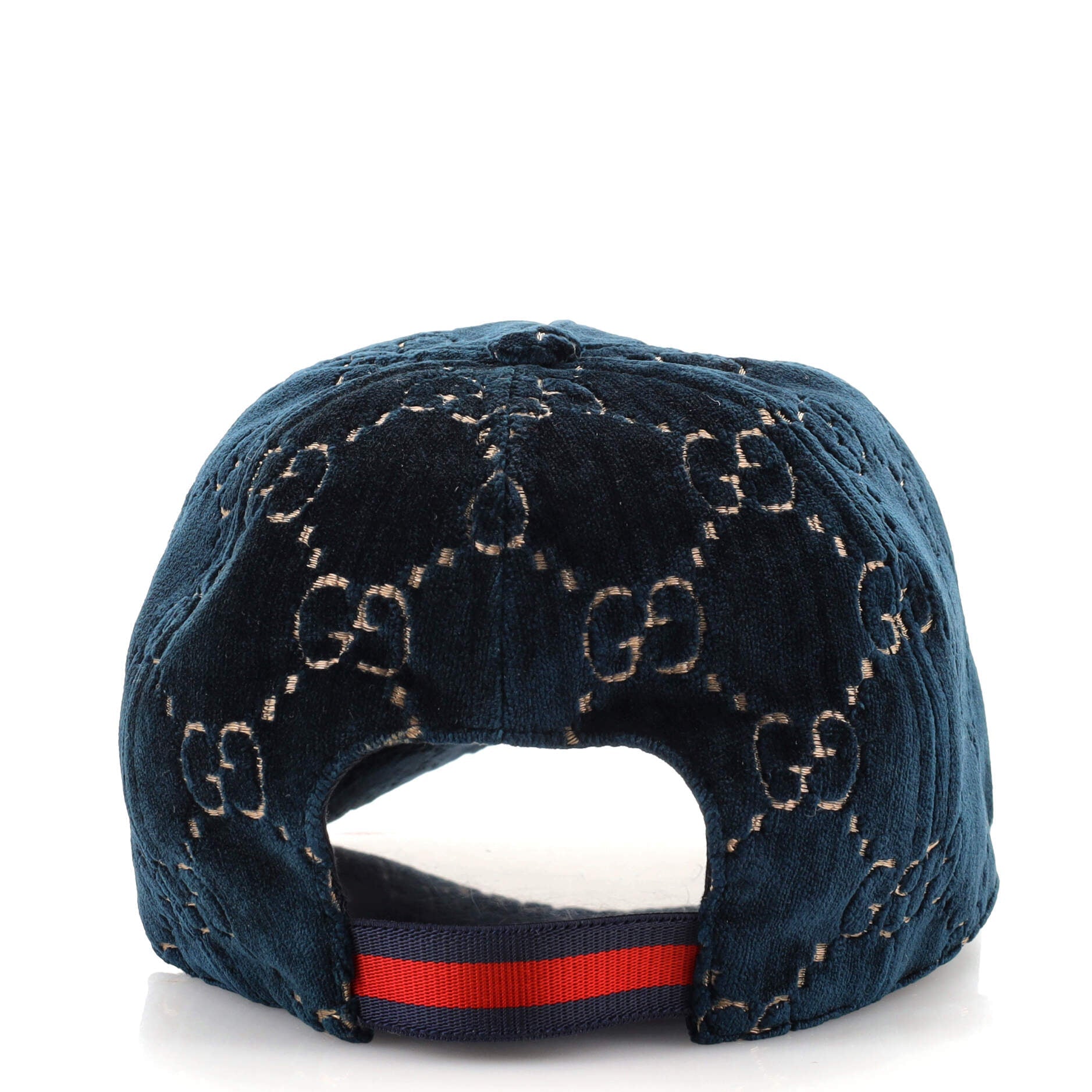 Baseball Cap GG Velvet Large