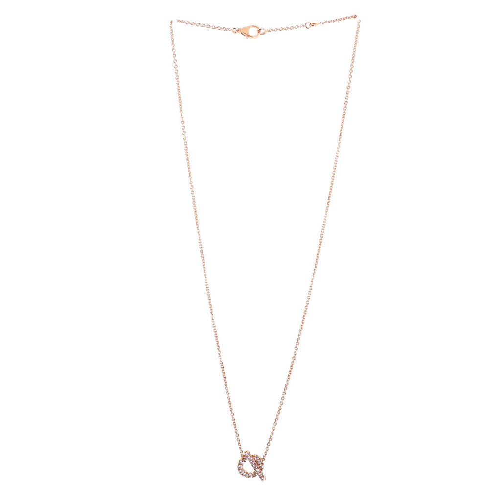 Finesse Pendant Necklace 18K Rose Gold and Diamonds