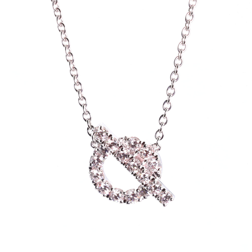 Finesse Pendant Necklace 18K White Gold and Diamonds