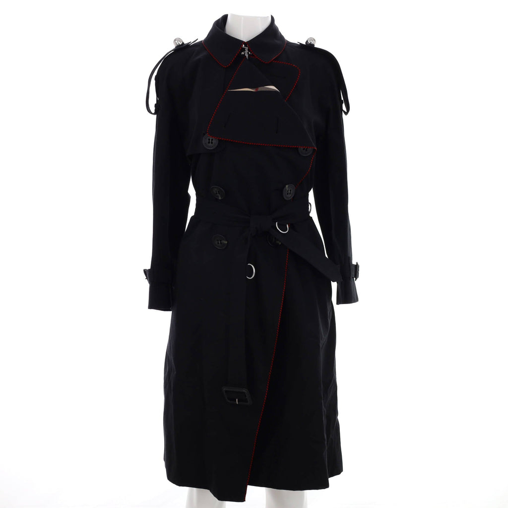 x Barneys Women's Mid-Length Trench Coat Cotton