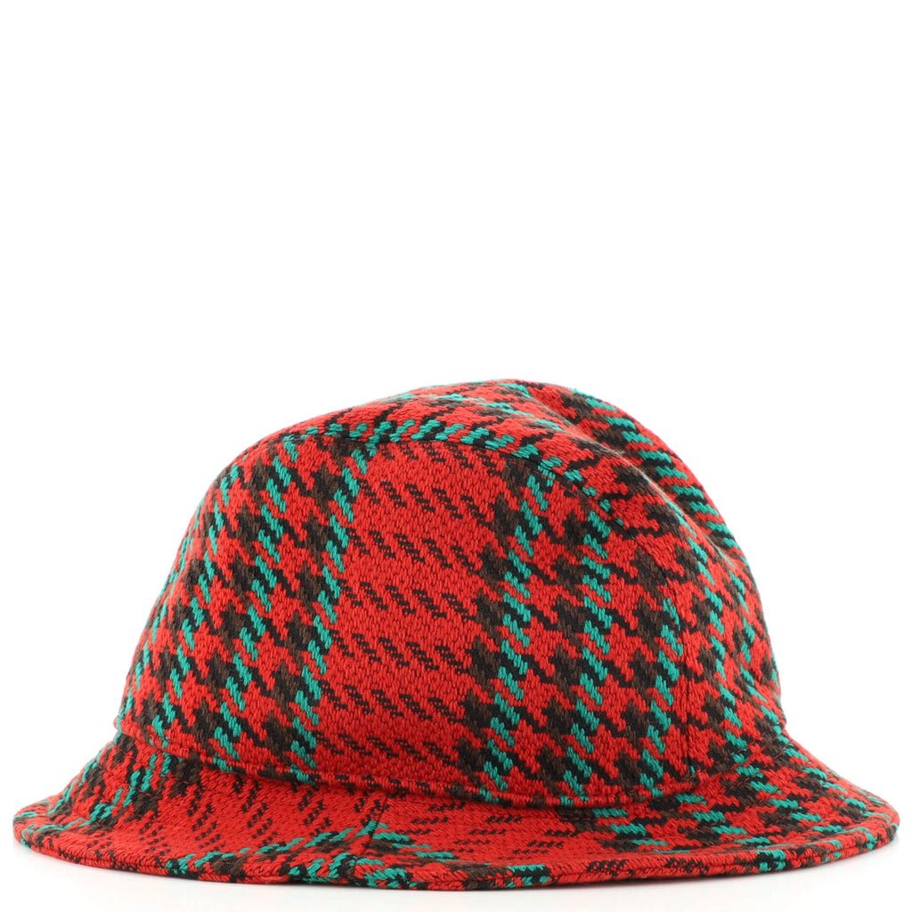 GG Houndstoth Bucket Hat Wool Large