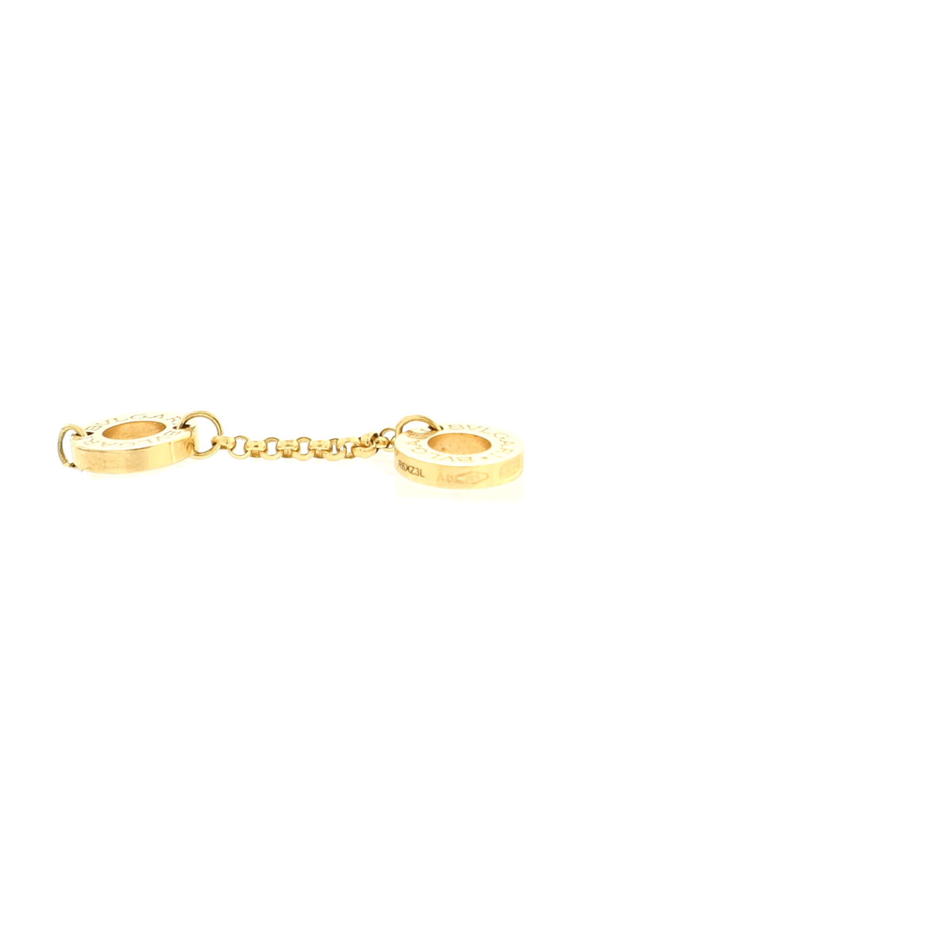 Bvlgari Bvlgari Pendant Necklace 18K Yellow Gold with Onyx