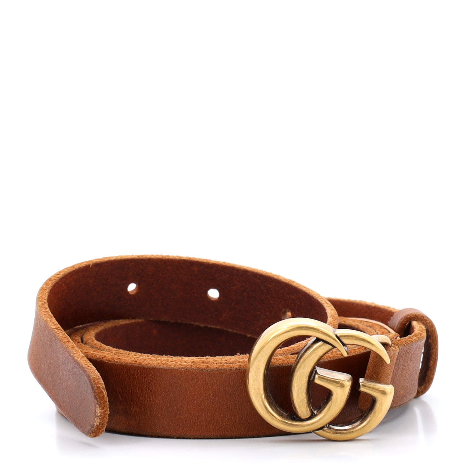 GG Marmont Belt Leather Thin 90