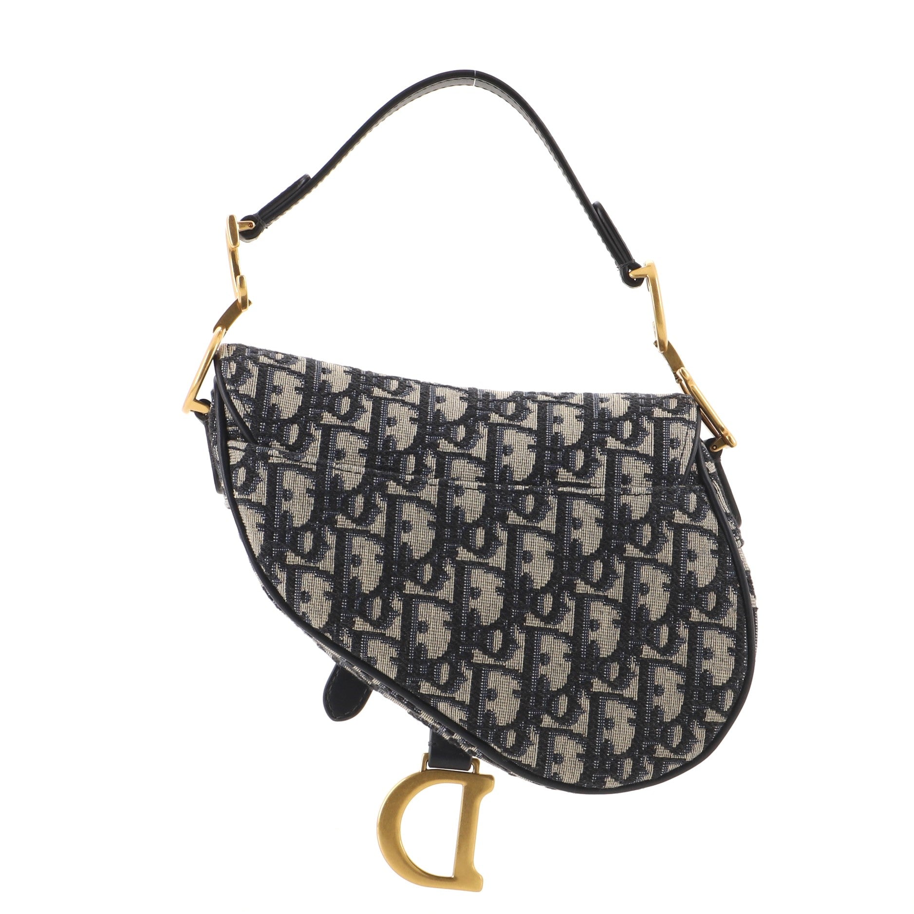 Saddle Handbag Oblique Canvas Mini