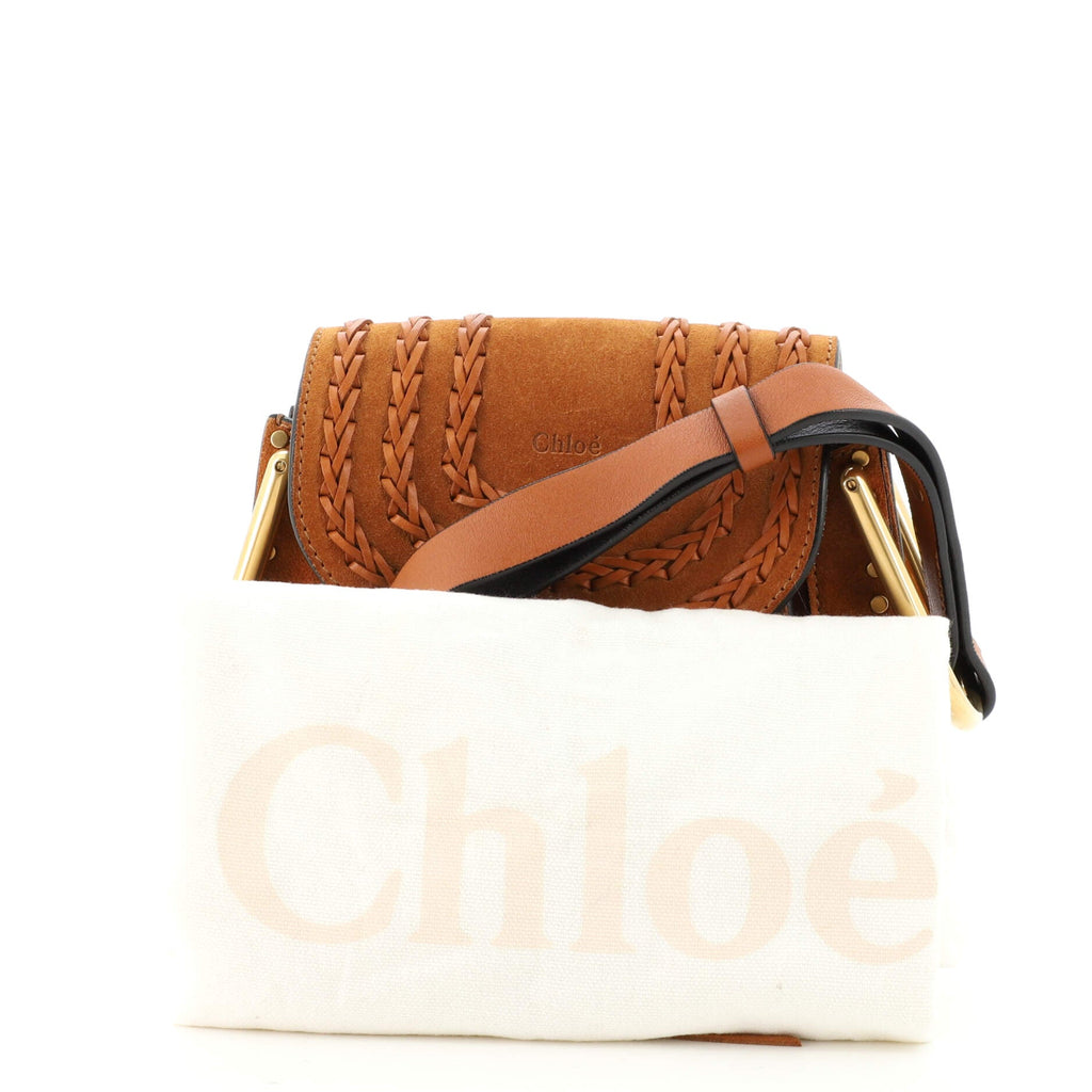 Hudson Handbag Whipstitch Suede Mini