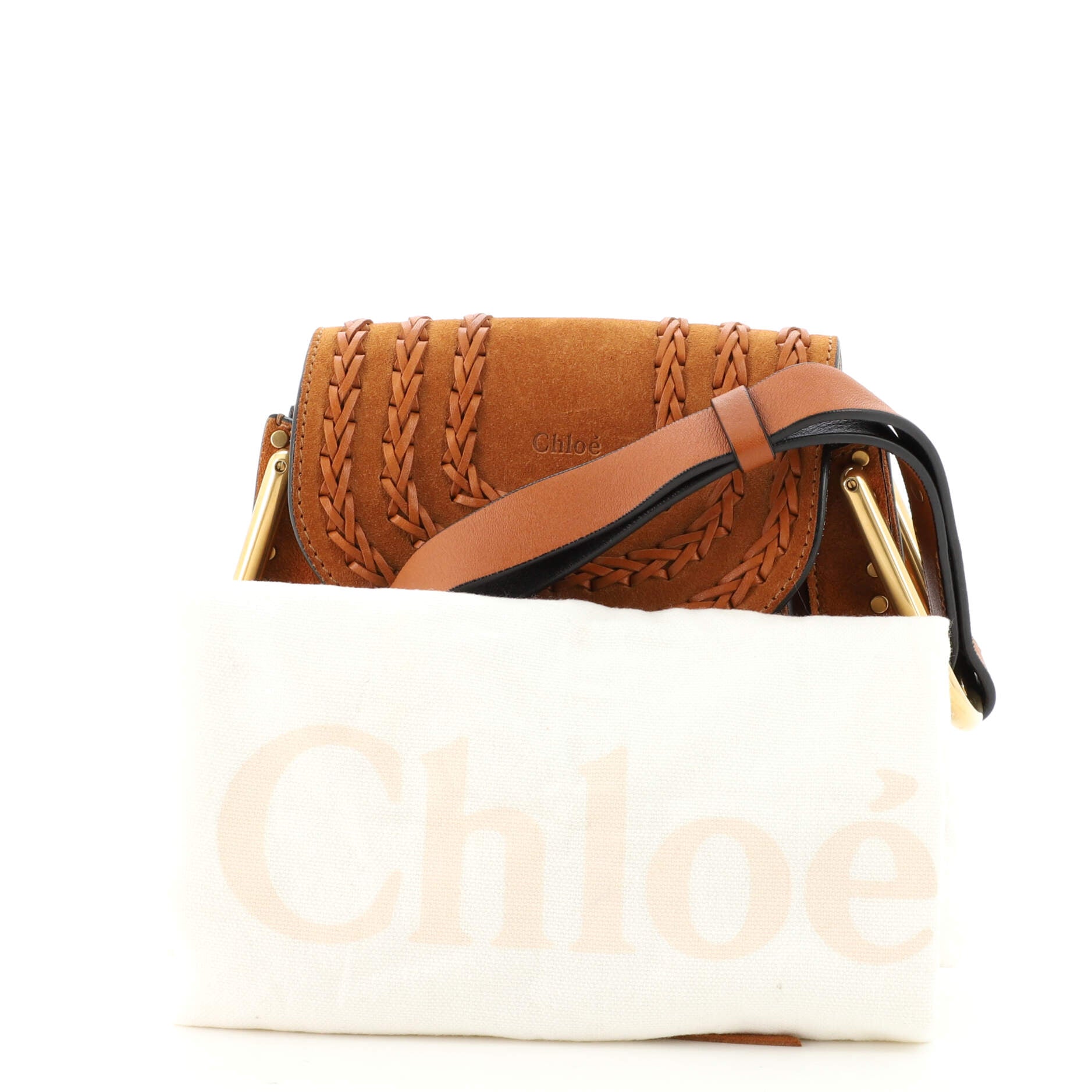 Hudson Handbag Whipstitch Suede Mini