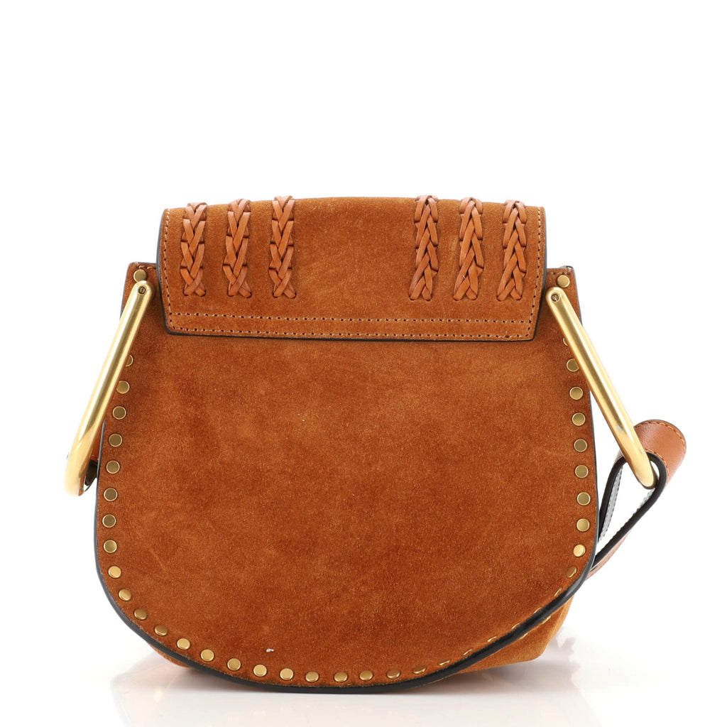 Hudson Handbag Whipstitch Suede Mini