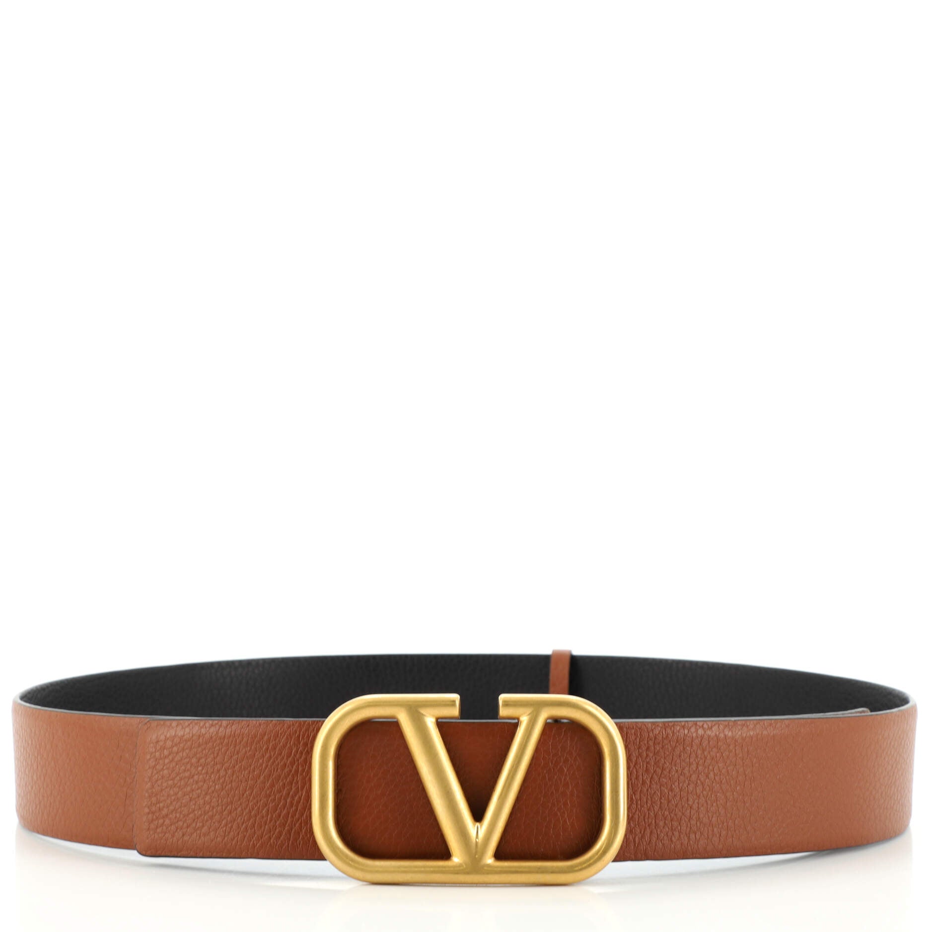 VLogo Reversible Belt Leather Wide 90