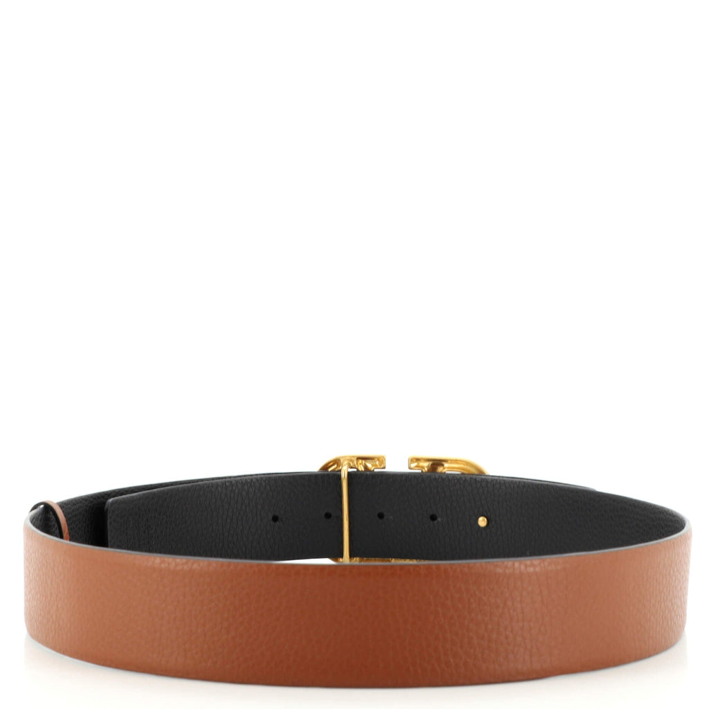 VLogo Reversible Belt Leather Wide 90