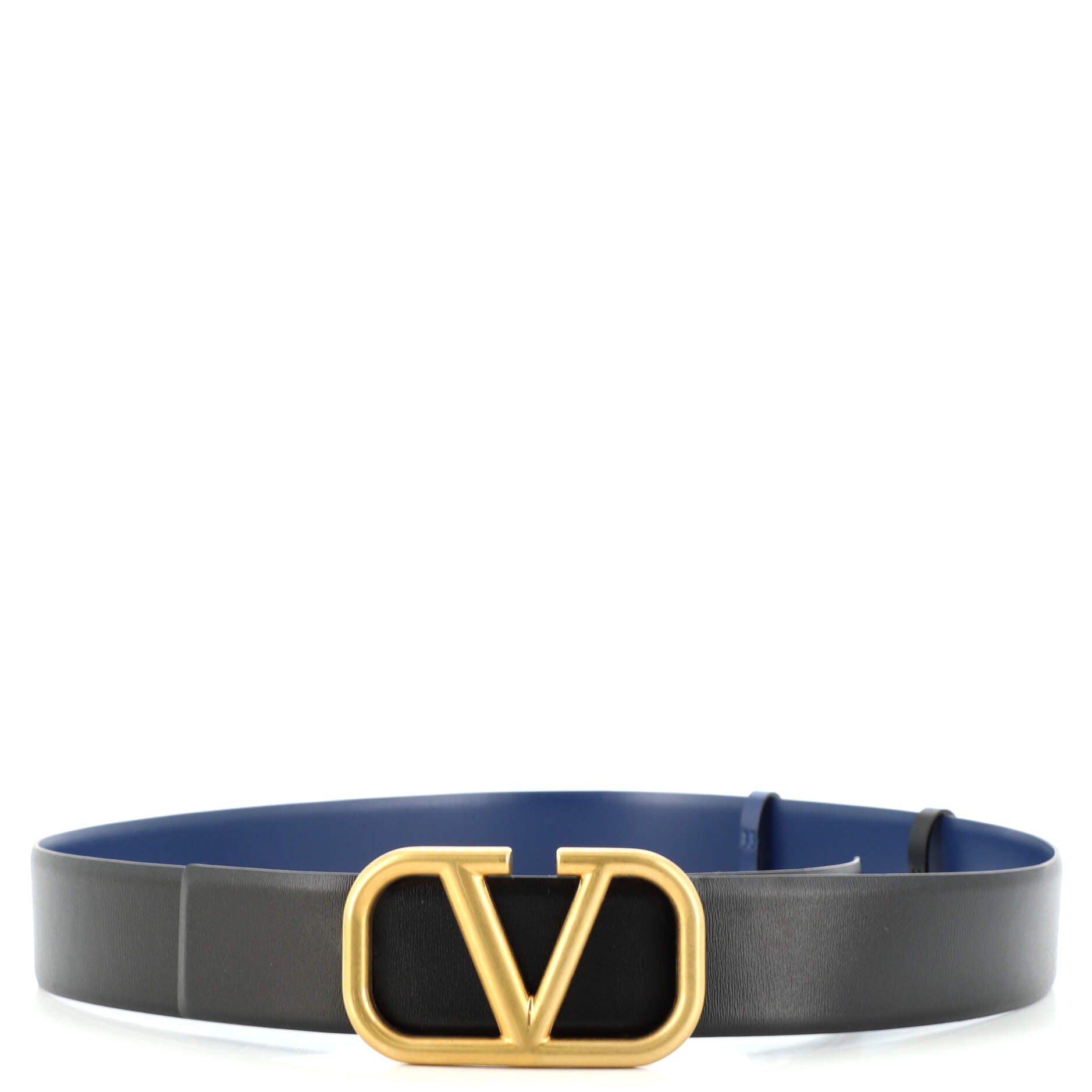 VLogo Reversible Belt Leather Wide 90