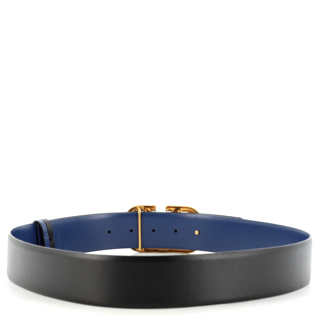 VLogo Reversible Belt Leather Wide 90
