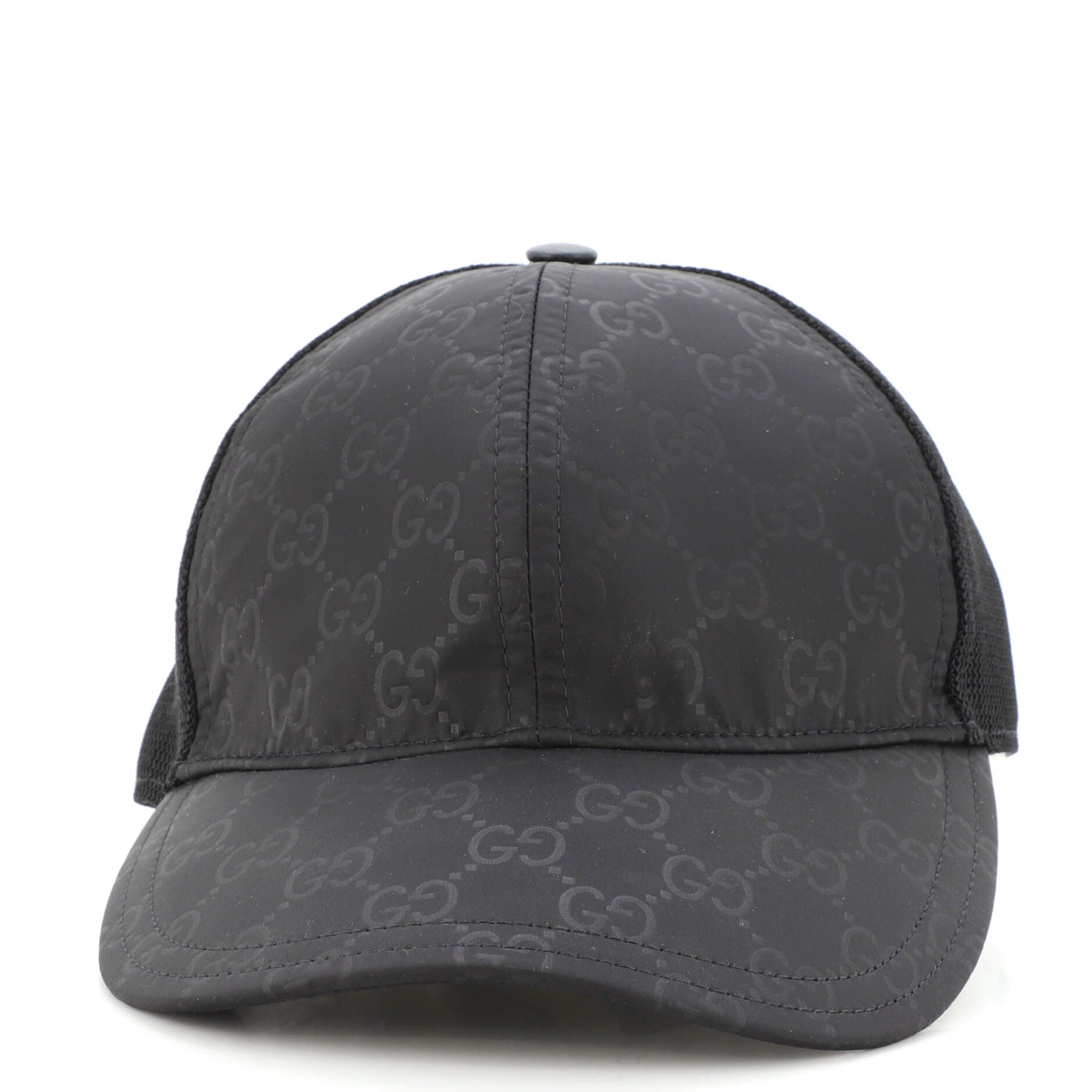 Baseball Cap GG Nylon and Mesh