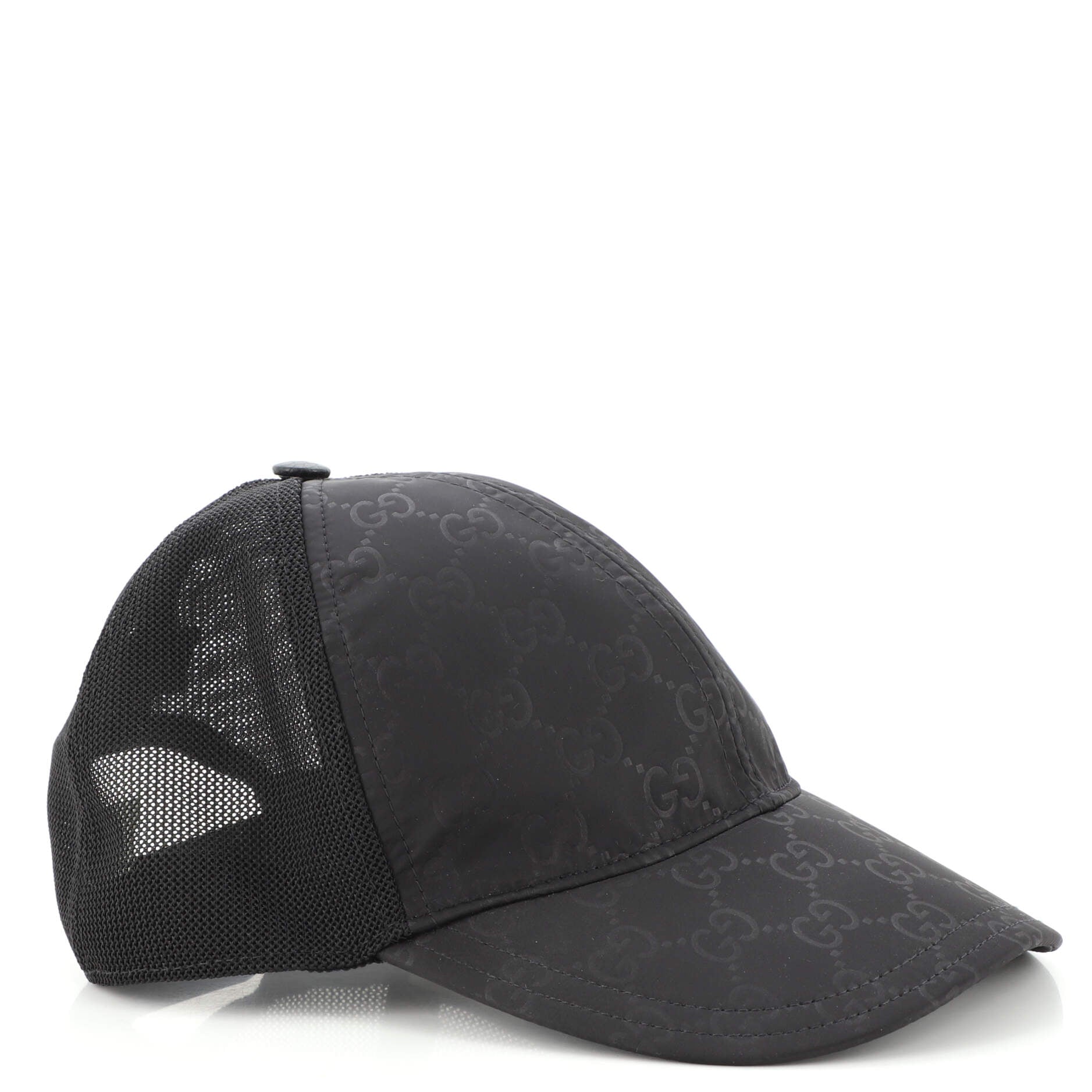 Baseball Cap GG Nylon and Mesh