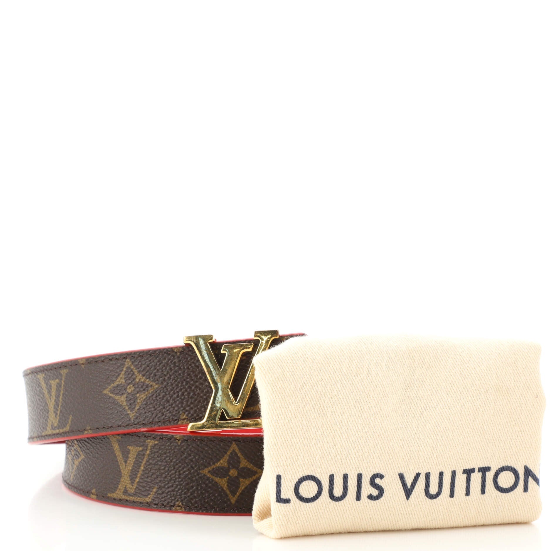 LV Initiales Belt Monogram Canvas Medium 75