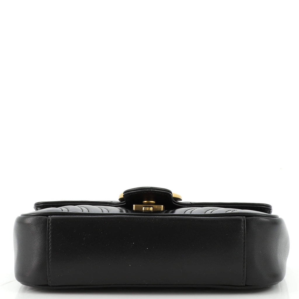 GG Marmont Flap Bag Matelasse Leather Mini
