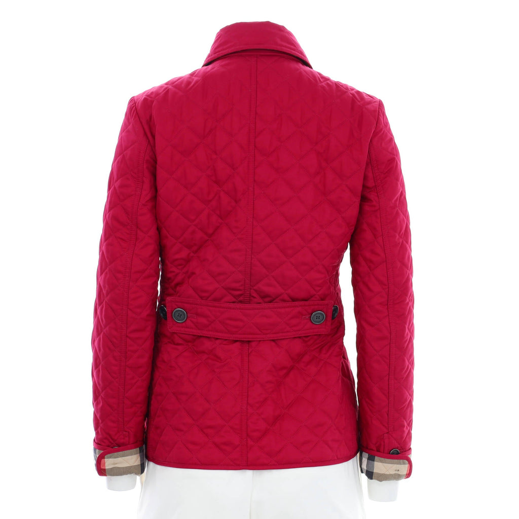 Women's Button-Up Jacket Quilted Polyester Blend