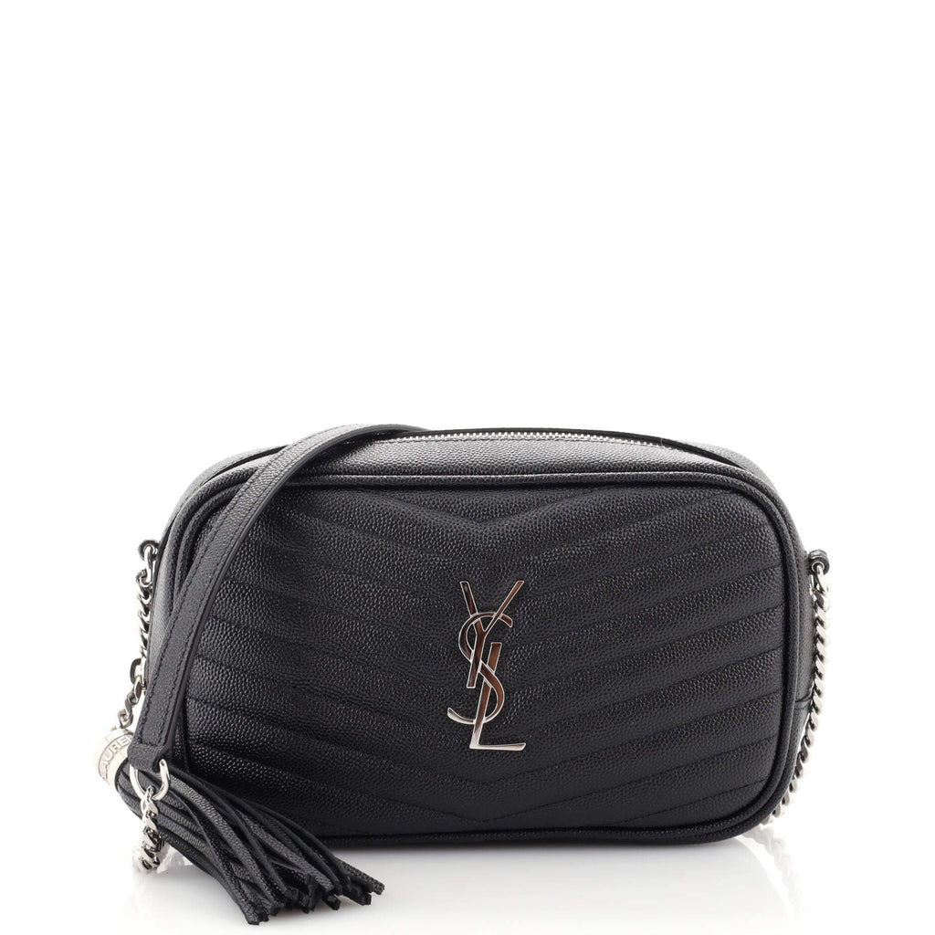 Lou Camera Bag Matelasse Chevron Leather Mini