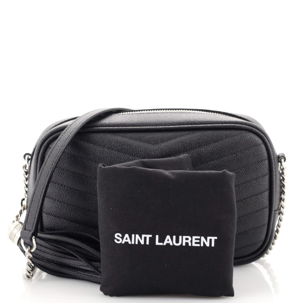 Lou Camera Bag Matelasse Chevron Leather Mini
