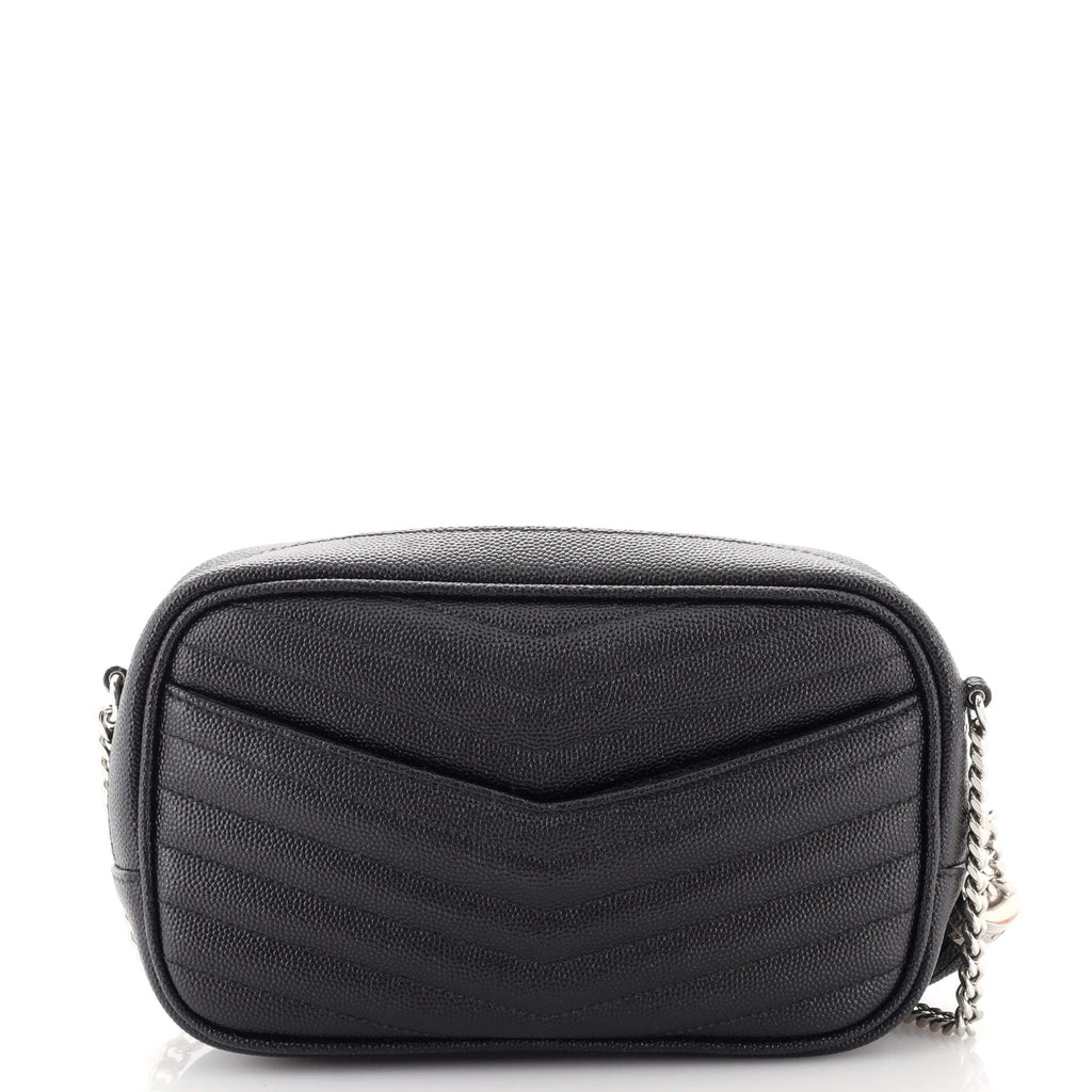Lou Camera Bag Matelasse Chevron Leather Mini