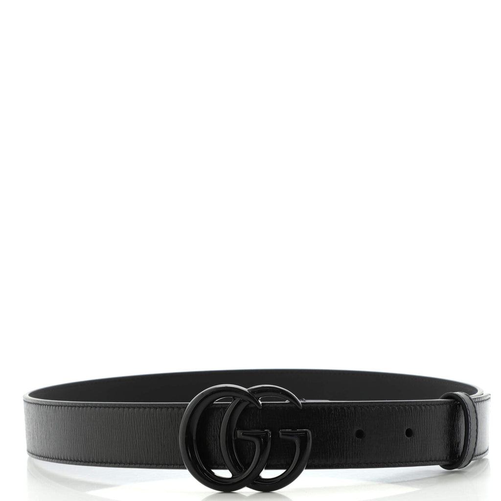 GG Marmont Belt Leather Thin 80
