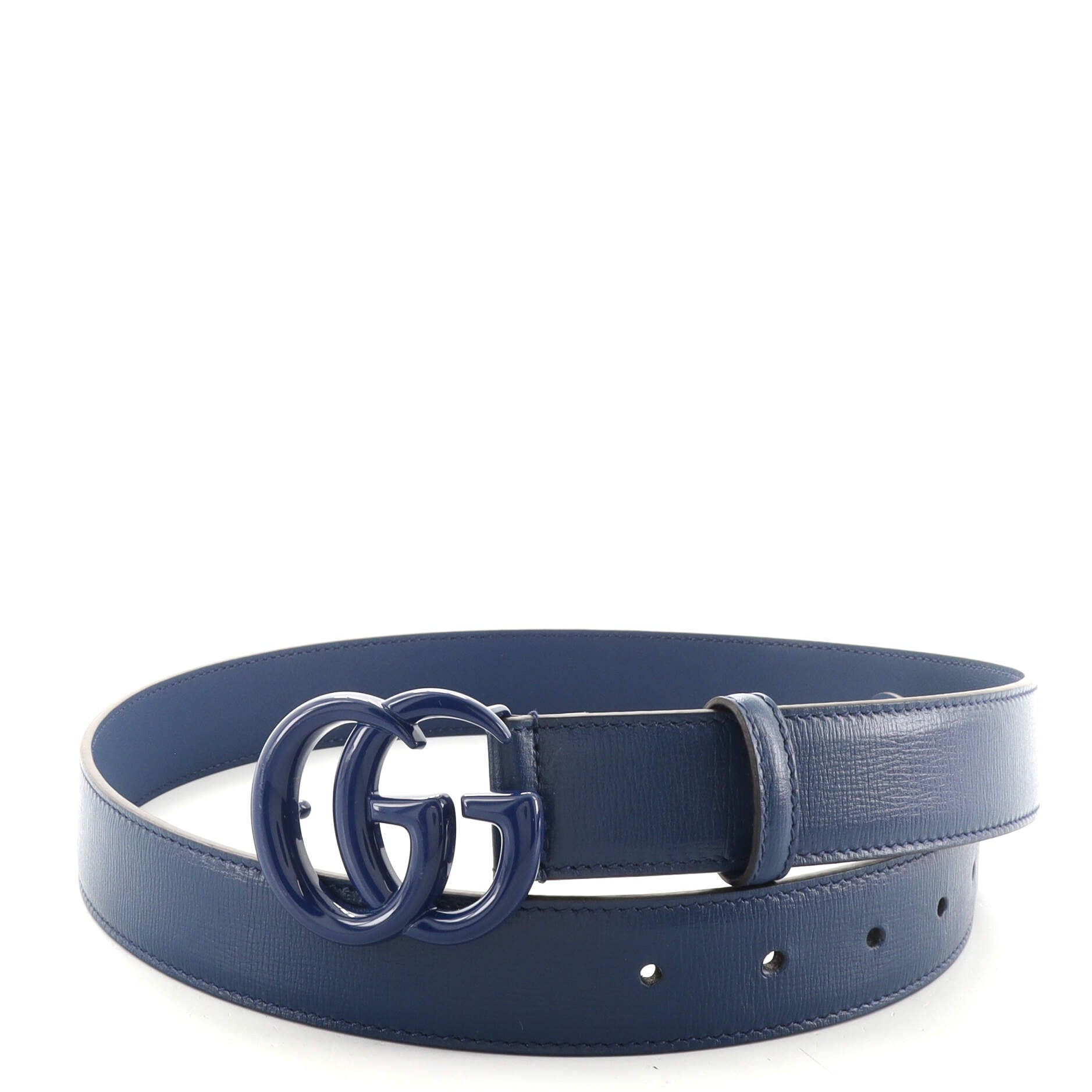 GG Marmont Belt Leather Thin 80