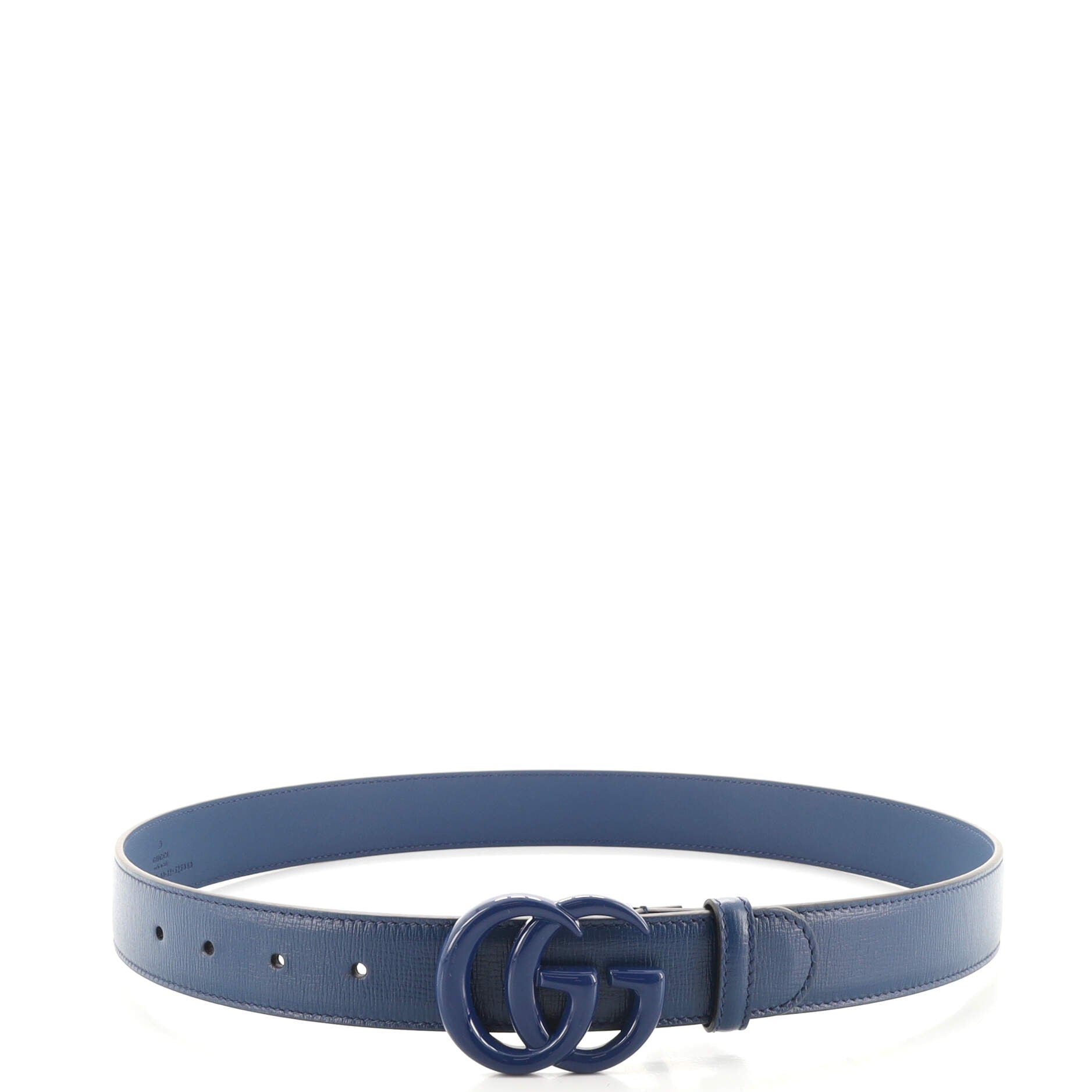 GG Marmont Belt Leather Thin 80