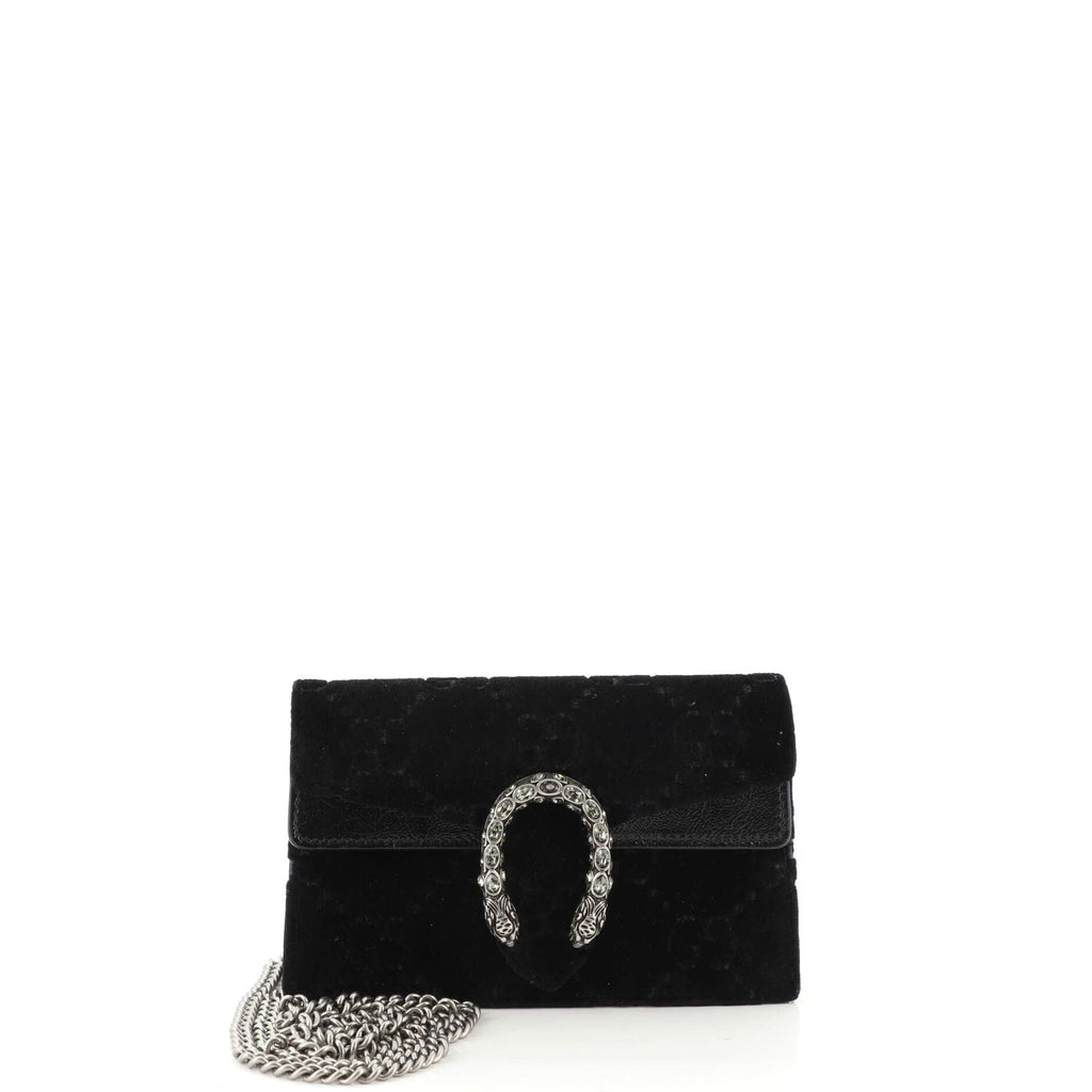 Dionysus Bag GG Velvet Super Mini