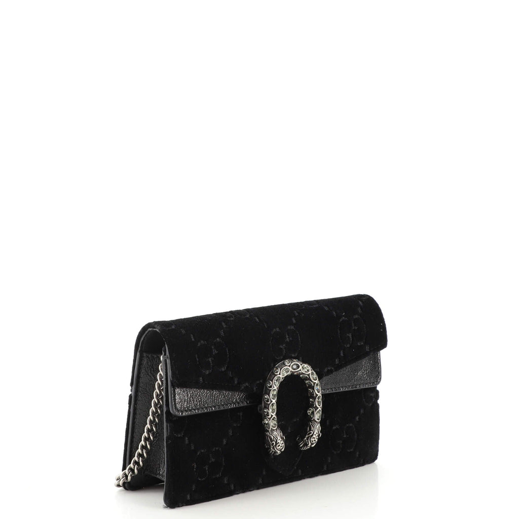 Dionysus Bag GG Velvet Super Mini