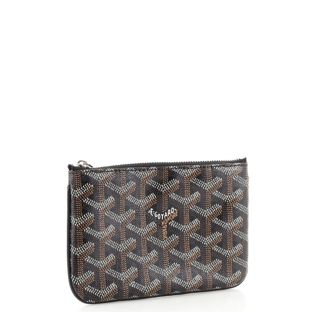 Senat Zip Pouch Coated Canvas Mini