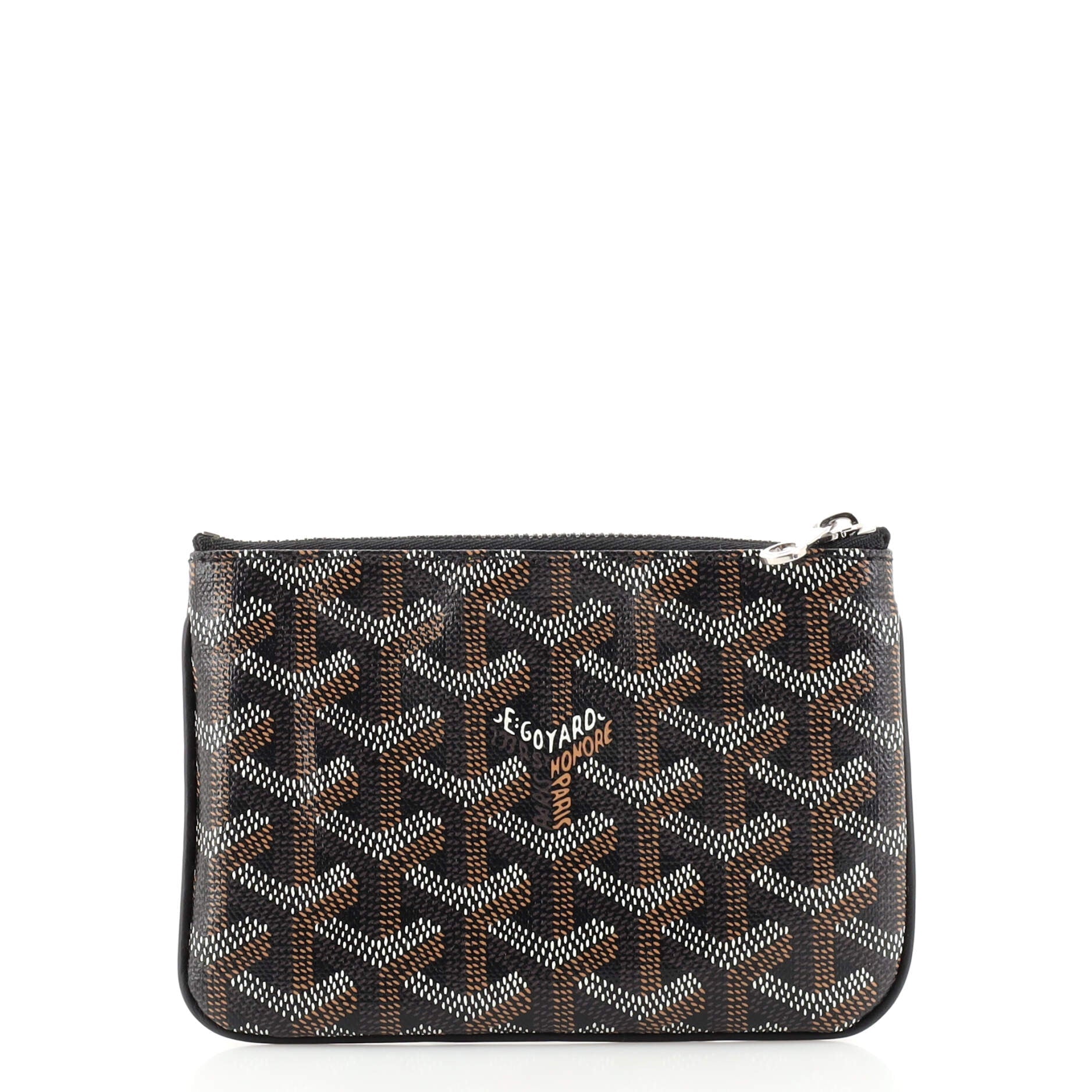 Senat Zip Pouch Coated Canvas Mini