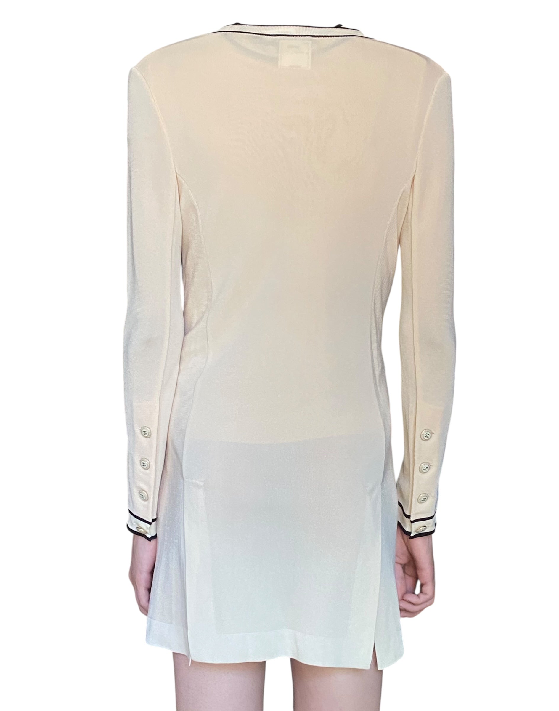 Chanel Beige 2014 Knit Tank igan / Dress Twin Set - FR36 / US 4