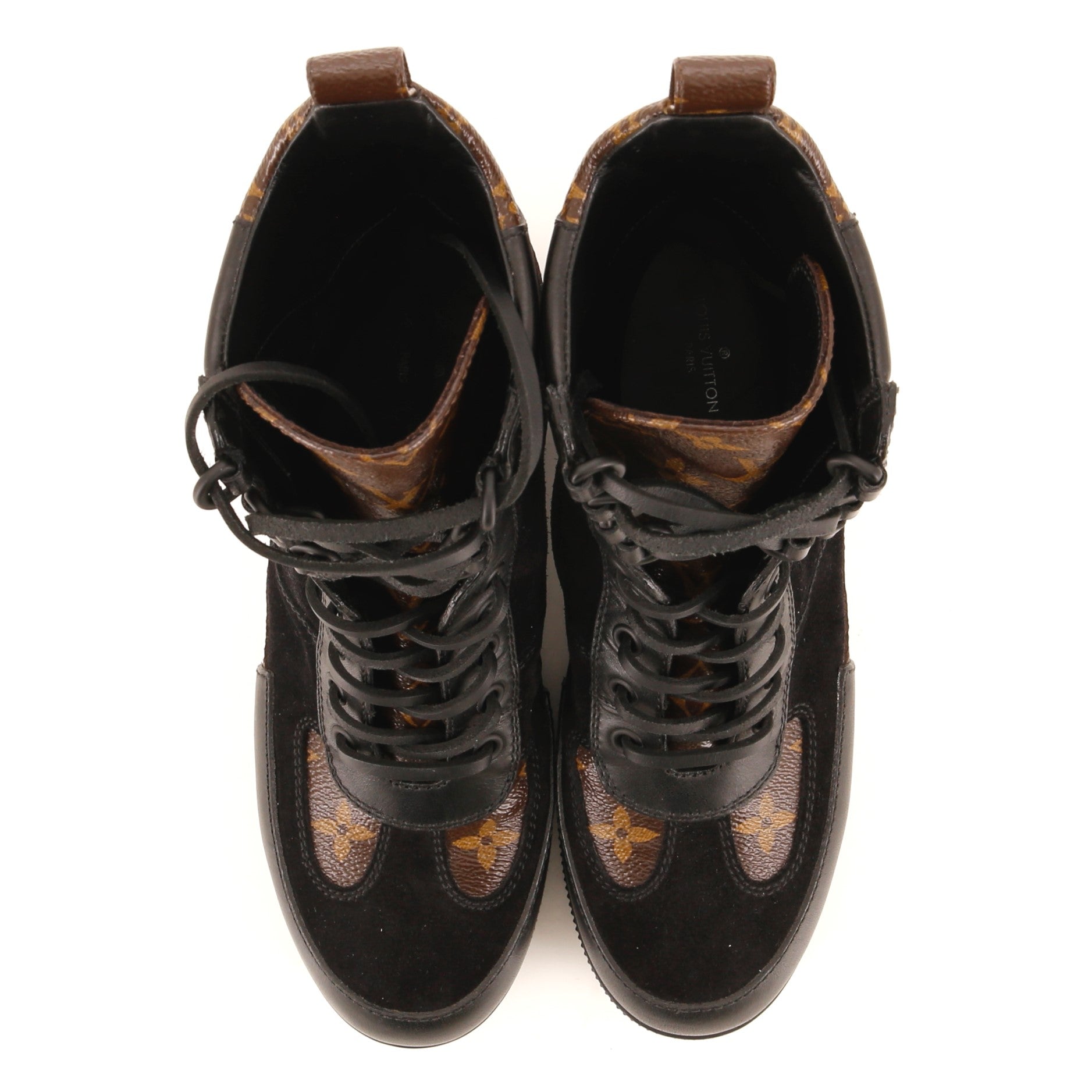Women's Laureate Platform Desert Boots Mixed Materials