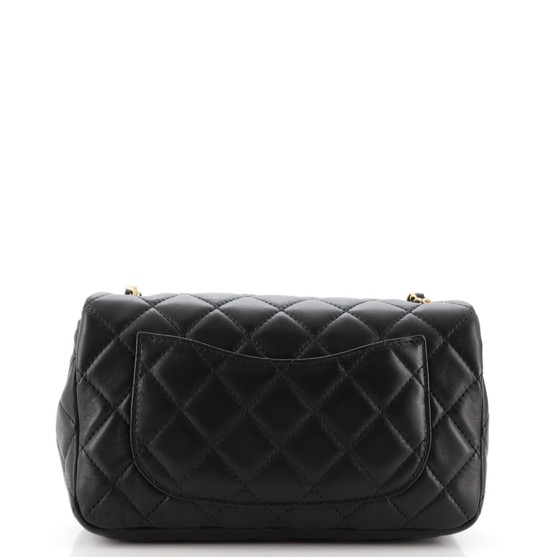 Pearl Crush Flap Bag Quilted Lambskin Mini