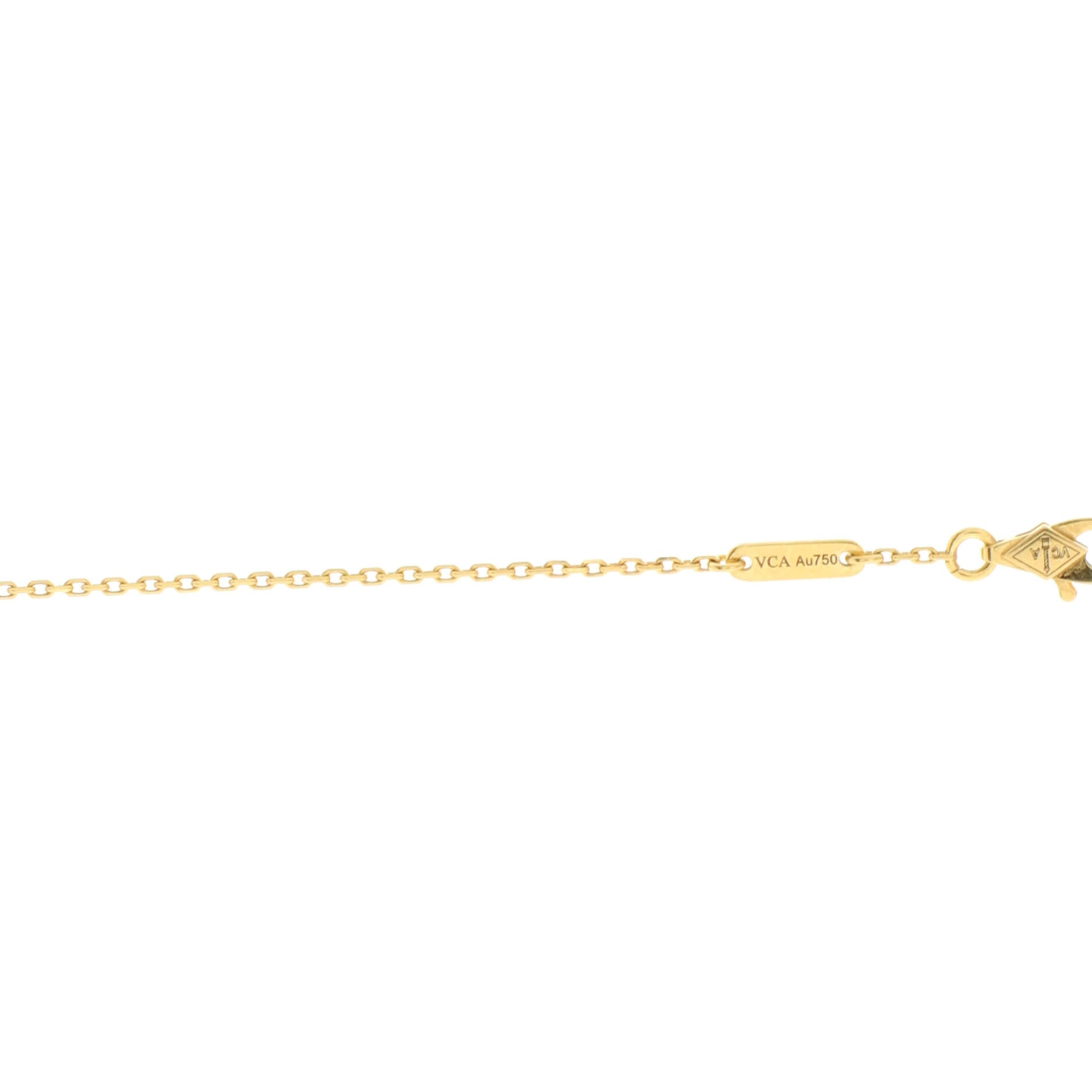 Sweet Alhambra Bracelet 18K Yellow Gold and Mother of Pearl