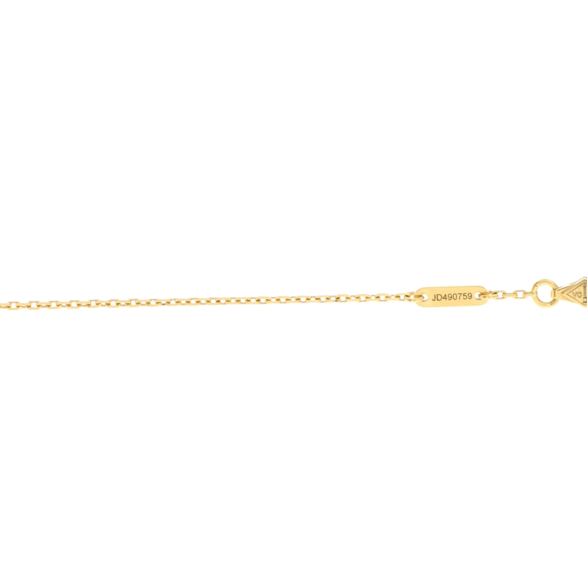 Sweet Alhambra Bracelet 18K Yellow Gold and Mother of Pearl