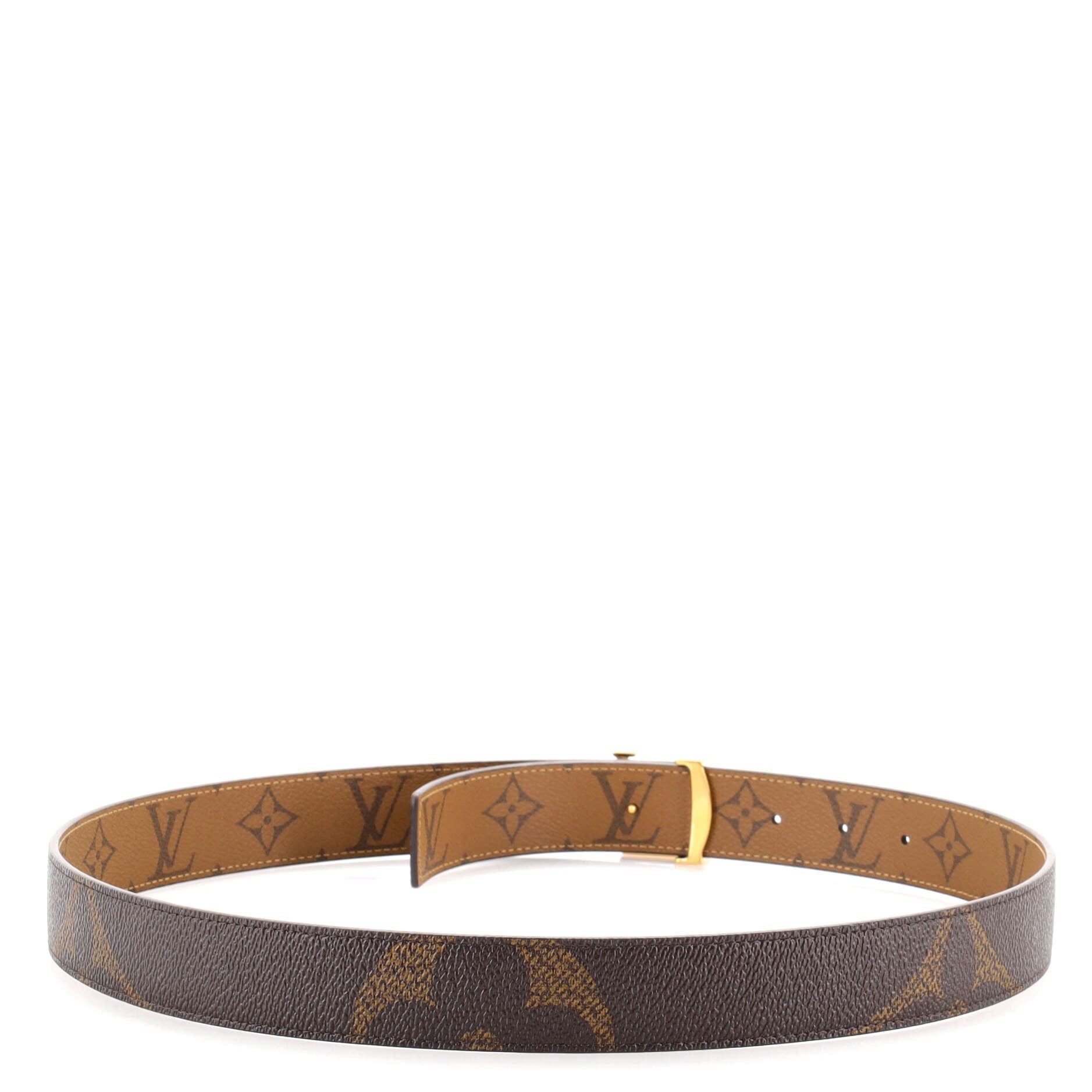 LV Iconic Belt Reverse Monogram Canvas Medium 90
