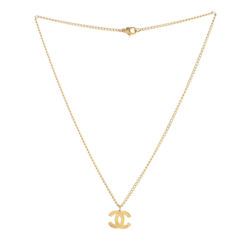 CC Pendant Necklace Metal