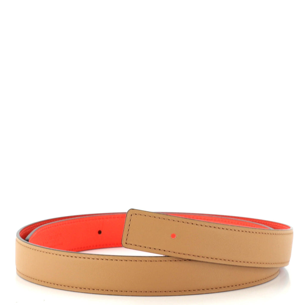 Reversible Belt Strap Leather Thin 80