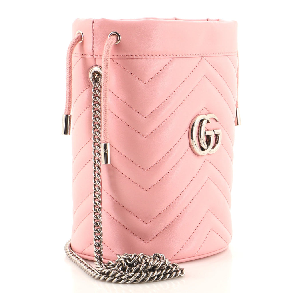 GG Marmont Bucket Bag Matelasse Leather Mini