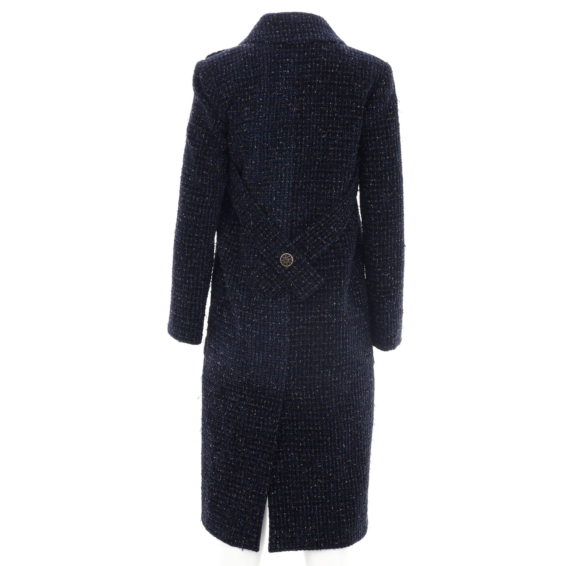 Women's Double Breasted Trench Coat Tweed