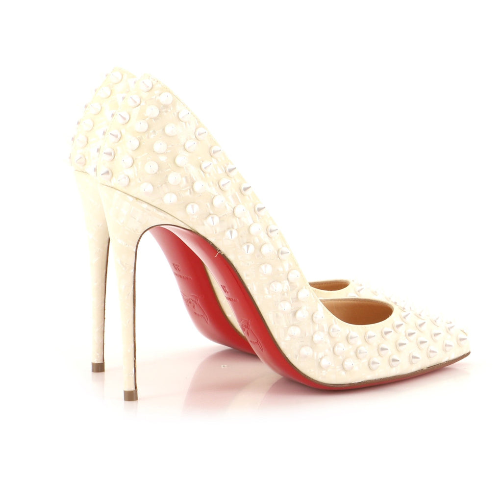 Women's Follies Spikes Pumps Spiked Glitter Leather 100