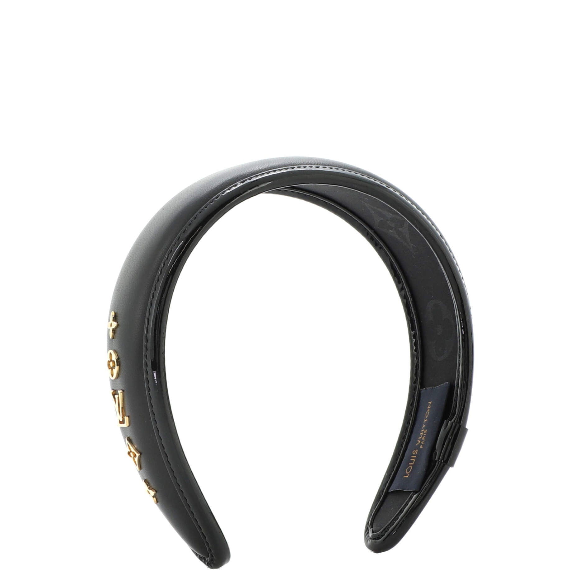 5 Flowers Headband Leather with Metal Detail